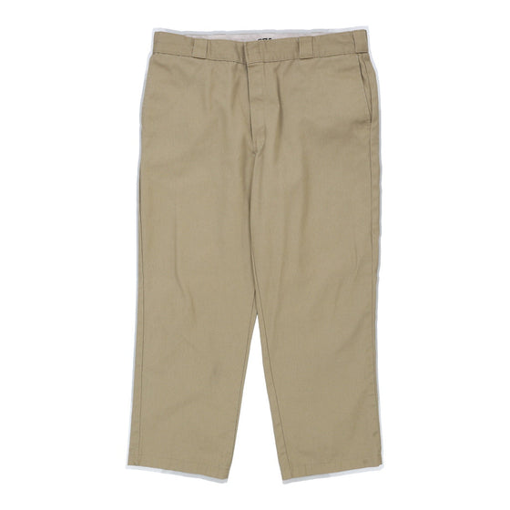 Dickies Trousers - 39W 28L Beige Polyester Blend trousers Dickies   