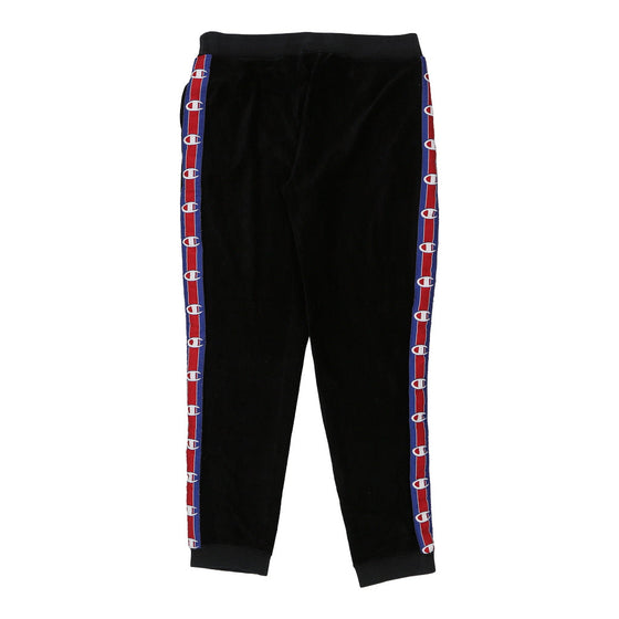 Champion Velour Joggers - Large Black Cotton Blend velour joggers Champion   