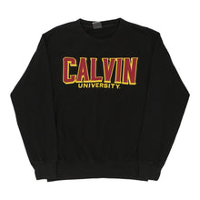  Vintage black Calvin University Mv Sport Sweatshirt - mens medium