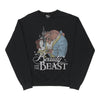 Vintage black Beauty And The Beast Disney Sweatshirt - womens x-large