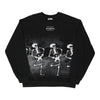 Vintage black The Skeleton Dance Disney Sweatshirt - mens x-large