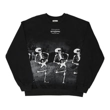  Vintage black The Skeleton Dance Disney Sweatshirt - mens x-large