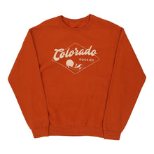  Vintage orange Colorado Rockies Unbranded Sweatshirt - mens medium