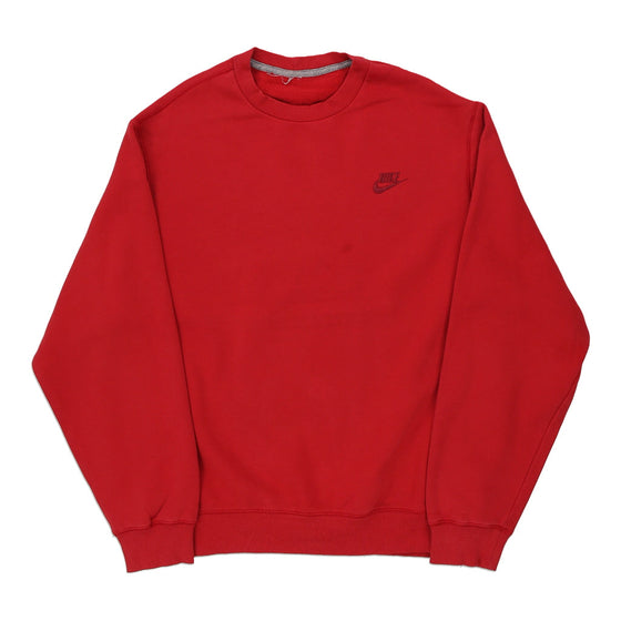 Vintage red Nike Sweatshirt - mens x-large