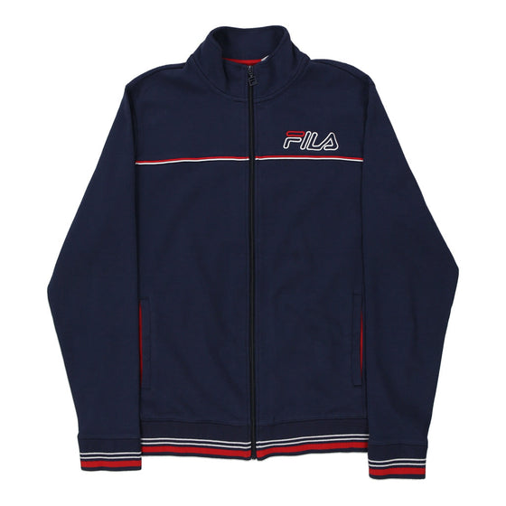 Vintage navy Fila Zip Up - mens x-large