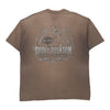 Vintage brown Maryville, Tennessee Harley Davidson T-Shirt - mens x-large