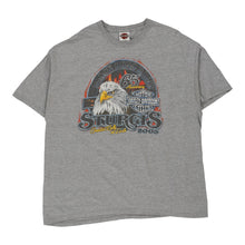  Vintage grey Sturgis, Deadwood, South Dakota Harley Davidson T-Shirt - mens x-large