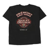 Vintage black Quebec City, Quebec Harley Davidson T-Shirt - mens x-large