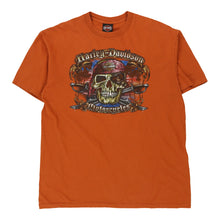  Vintage orange Orlando, Florida Harley Davidson T-Shirt - mens x-large