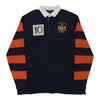 Vintage navy Polo Ralph Lauren Rugby Shirt - mens xx-large