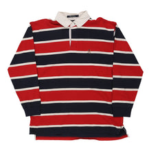  Vintage red Tommy Hilfiger Rugby Shirt - mens large