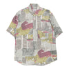 Vintage multicoloured Azura Casual Patterned Shirt - mens medium