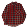 Vintage red Fastwear Flannel Shirt - mens large