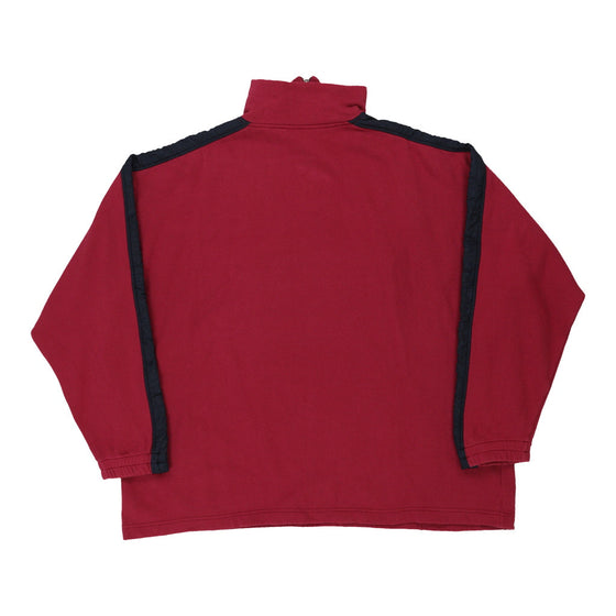 Vintage red High Spirit 1/4 Zip - mens xx-large