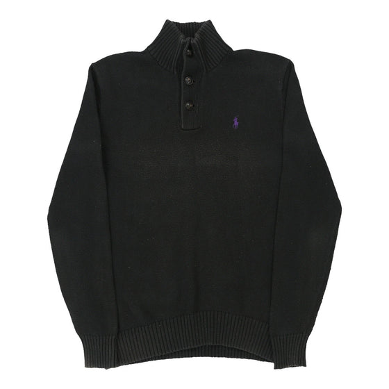 Vintage black Ralph Lauren 1/4 Zip - mens small