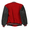 Vintage red Dave Will Creek Butwin Varsity Jacket - mens x-large