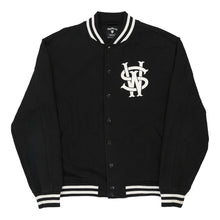  Vintage black Stay Winning Varsity Jacket - mens medium