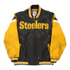 Vintage block colour Pittsburgh Steelers Nfl Varsity Jacket - mens xx-large