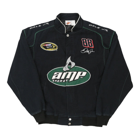 Vintage black Dale Earnhardt Jr. Winners Circle Varsity Jacket - mens medium