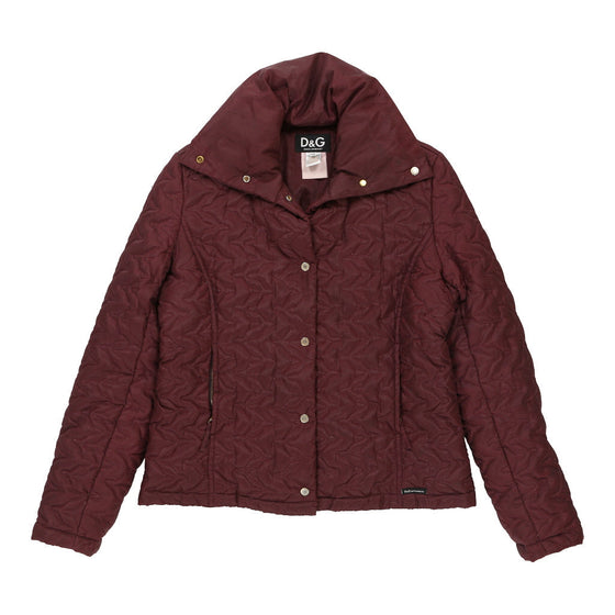 Dolce & Gabbana Jacket - Medium Burgundy Polyester