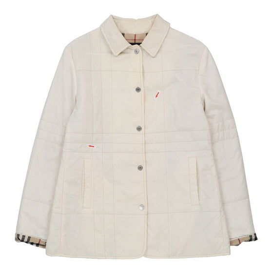 Burberry London Jacket - Small Cream Cotton