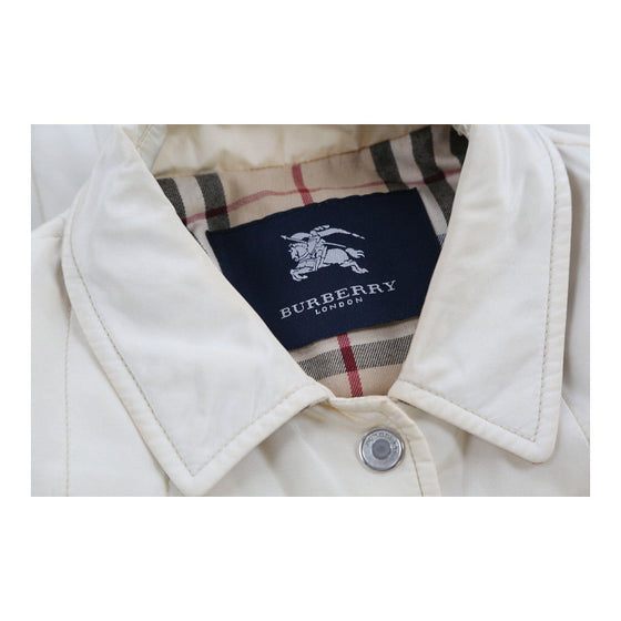 Burberry London Jacket - Small Cream Cotton