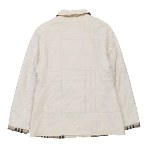 Burberry London Jacket - Small Cream Cotton