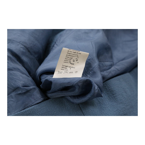 Gai Mattiolo Jacket - Medium Blue Wool