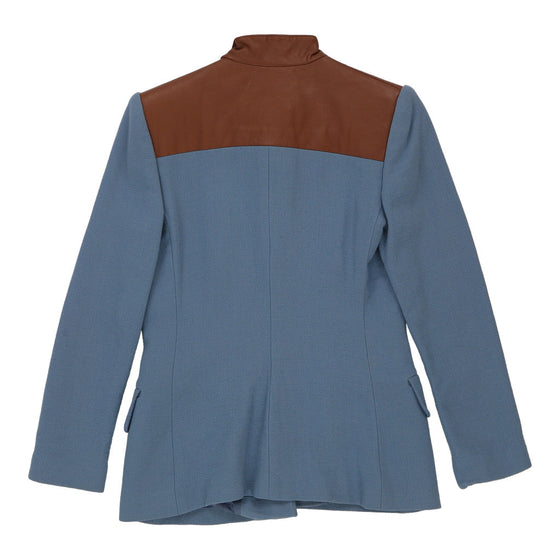 Gai Mattiolo Jacket - Medium Blue Wool