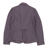 Luisa Spagnoli Blazer - Medium Purple Linen Blend