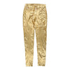 Dolce & Gabbana Leggings - Small Gold Polyester Blend