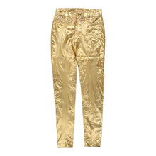  Dolce & Gabbana Leggings - Small Gold Polyester Blend