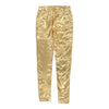 Dolce & Gabbana Leggings - Small Gold Polyester Blend