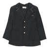 Age - 12 Years Gf Ferre Blazer - Medium Black Cotton