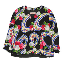  Roccobarocco Floral Blazer - Large Multicoloured Silk Blend