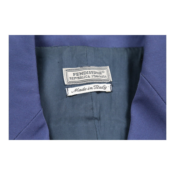 Fendissime Blazer - Medium Blue Polyester Blend