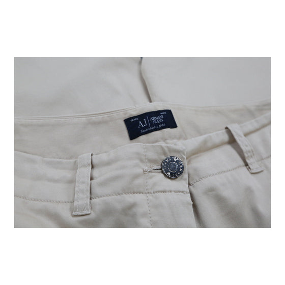 Armani Jeans Jeans - 32W UK 12 Beige Cotton