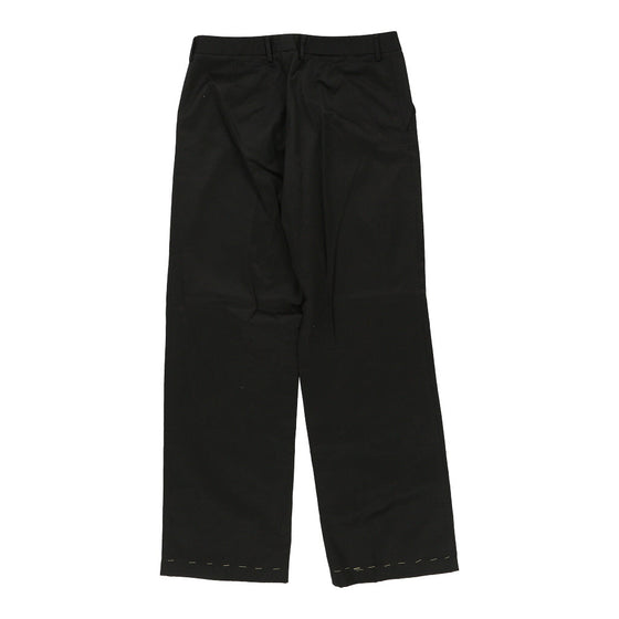 Dolce & Gabbana Trousers - 32W UK 12 Black Cotton