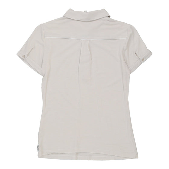 Armani Jeans Polo Shirt - Small White Cotton