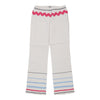 Moschino Jeans Wide Leg Trousers - 26W UK 8 White Cotton