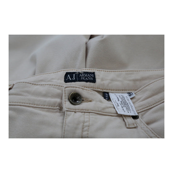 Armani Jeans Jeans - 32W UK 14 Beige Cotton