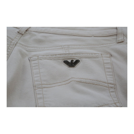 Armani Jeans Jeans - 32W UK 14 Beige Cotton