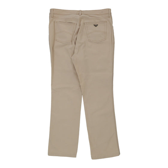 Armani Jeans Jeans - 32W UK 14 Beige Cotton