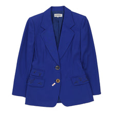  Iceberg Embroidered Blazer - Small Blue Wool