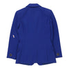 Iceberg Embroidered Blazer - Small Blue Wool