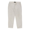 Armani Jeans Trousers - 28W UK 8 White Cotton