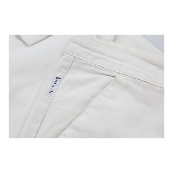 Armani Jeans Trousers - 28W UK 8 White Cotton