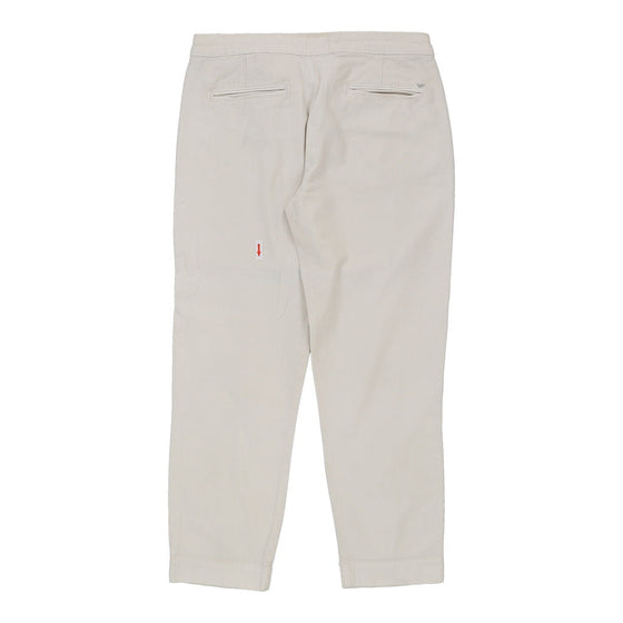 Armani Jeans Trousers - 28W UK 8 White Cotton