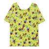 Best Company Floral T-Shirt - Small Yellow Cotton