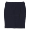 Armani Mini Pencil Skirt - 34W UK 14 Navy Polyester Blend